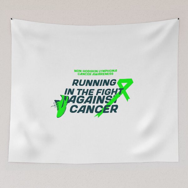 Item preview, Non-Hodgkin Lymphoma Cancer Awareness- Running In The Fight Against Cancer designed and sold by ACA Design & Print.