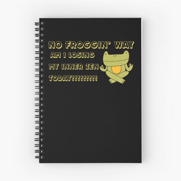 Item preview, No Frogging Way Funny Frpg Humour Yoga Zen Pose designed and sold by Imemewell.
