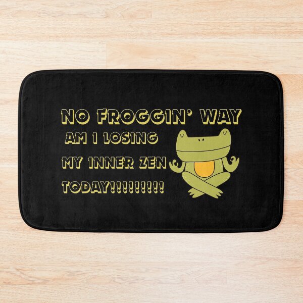 Item preview, No Frogging Way Funny Frpg Humour Yoga Zen Pose designed and sold by Imemewell.