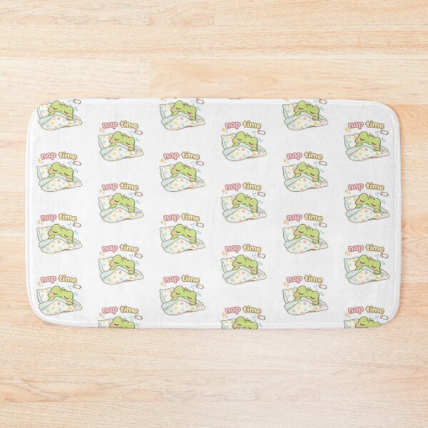 Item preview, Kawaii Frog Sleeping “Nap Time” | Cute Sleepy Frog Sticker designed and sold by AidaAviles.