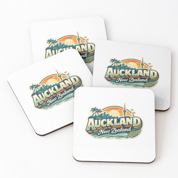 Item preview, Auckland New Zealand Cityscape Hauraki Gulf Rangitoto Island Sky Tower Harbour View designed and sold by Aryabek.