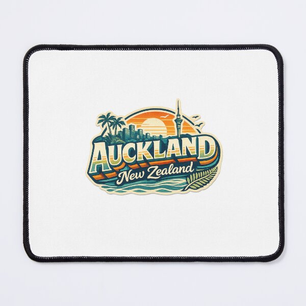 Item preview, Auckland New Zealand Cityscape Hauraki Gulf Rangitoto Island Sky Tower Harbour View designed and sold by Aryabek.
