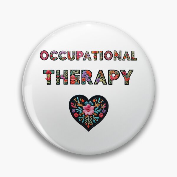 Item preview, Floral Occupational Therapy with heart underneath designed and sold by lucyinspace.