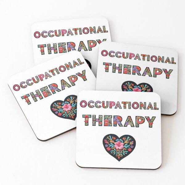 Item preview, Floral Occupational Therapy with heart underneath designed and sold by lucyinspace.