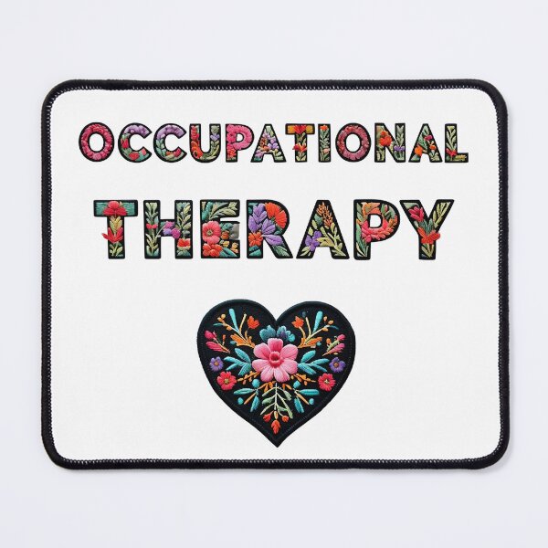 Item preview, Floral Occupational Therapy with heart underneath designed and sold by lucyinspace.