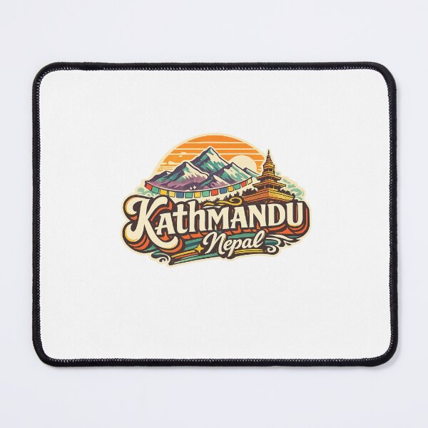 Item preview, Kathmandu Nepal Kathmandu Valley Pashupatinath Boudhanath Himalayas Bagmati River designed and sold by Aryabek.