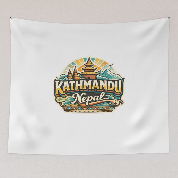Item preview, Kathmandu Nepal Durbar Square Swayambhunath Himalayas Kathmandu Valley Cultural Heritage designed and sold by Aryabek.