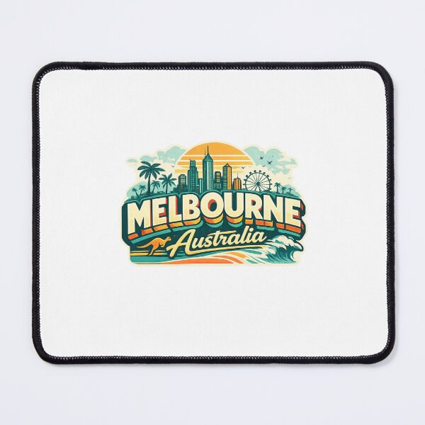 Item preview, Melbourne Australia Skyline Yarra River Flinders Street Federation Square Victoria Cityscape designed and sold by Aryabek.