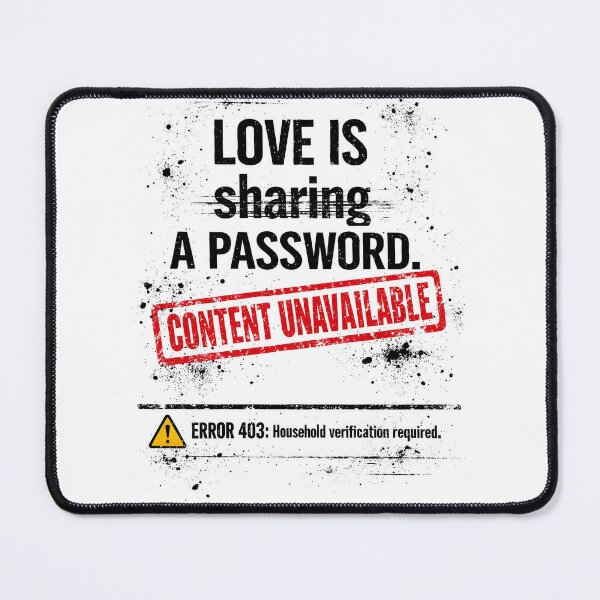 Item preview, The Death of Sharing (Error 403) designed and sold by Kelven18ai.