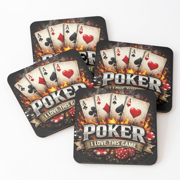 Item preview, Poker Fire  I Love This Game | Aces & Casino Style Design designed and sold by MWSailingClub.