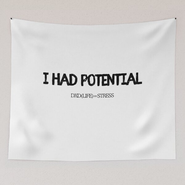 Item preview, I Had Potential Former Gifted Kid Burnout Meme Shirt designed and sold by Region.