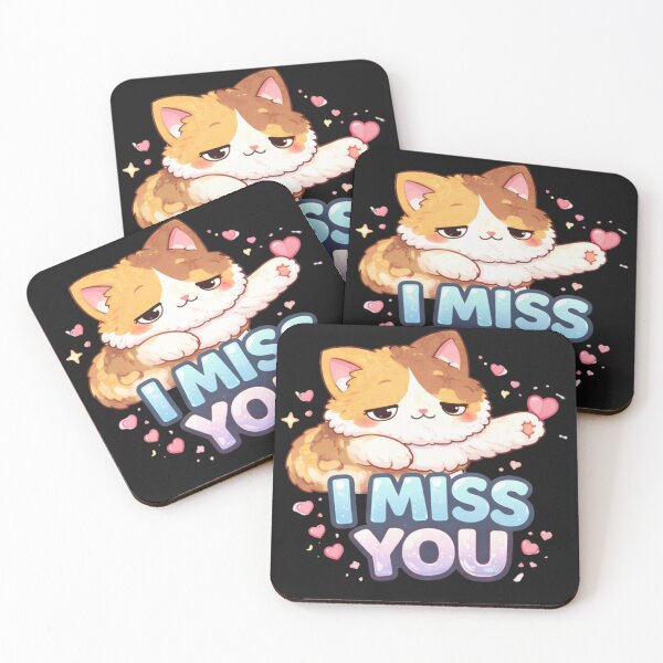 Item preview, Mochi Cozy Cat – I miss you designed and sold by Mochi Studio.