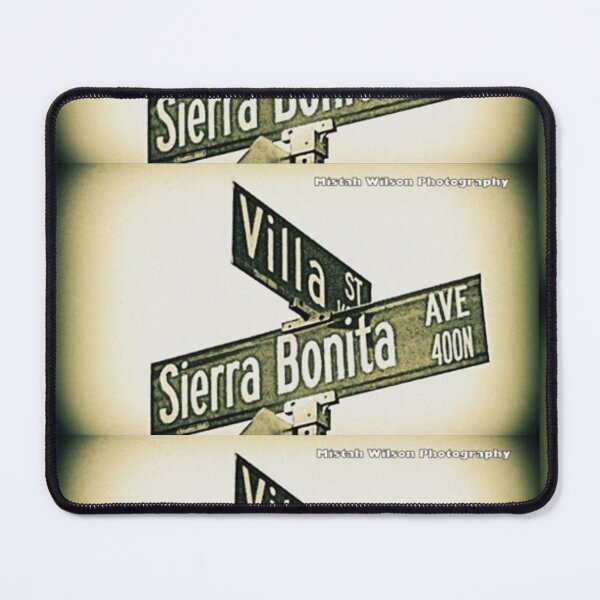 Item preview, Villa Street & Sierra Bonita Avenue, Pasadena, California by Mistah Wilson designed and sold by The Street Sign Store.