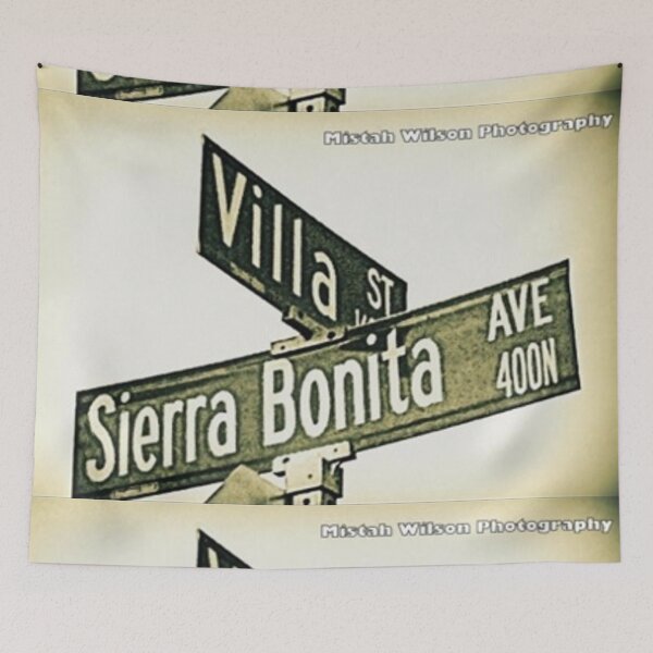 Item preview, Villa Street & Sierra Bonita Avenue, Pasadena, California by Mistah Wilson designed and sold by The Street Sign Store.