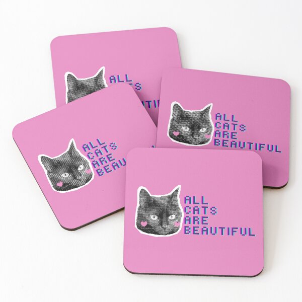 Item preview, All Cats Are Beautiful on Pink <3 designed and sold by AnimaliaStar.