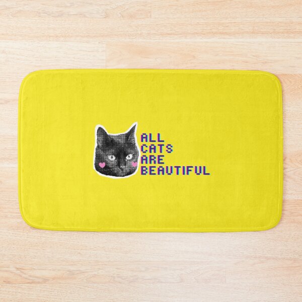 Item preview, All Cats Are Beautiful on Yellow <3 designed and sold by AnimaliaStar.
