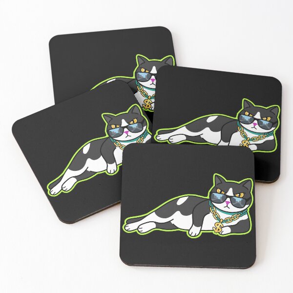 Item preview, Tuxedo Cat Life Chose Me - Funny Cool Sunglasses Cat designed and sold by AdriqnArt.