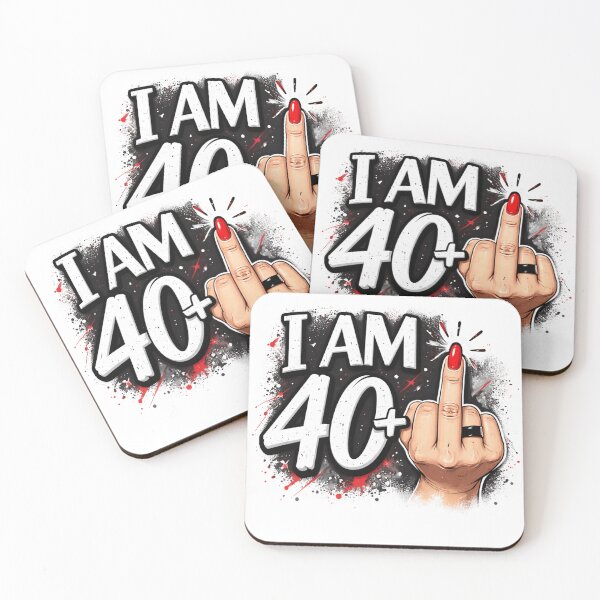 Item preview, Funny 40th Birthday Design, Savage 40 Gift, I Am 40+ Shirt designed and sold by CULTWEAR SOCIETY.