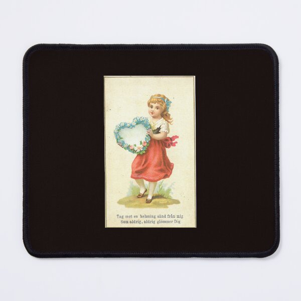 Item preview, Victorian Artwork: Girl with A Flowerheart - Wearable Fashion designed and sold by EmerentiaSkoog.