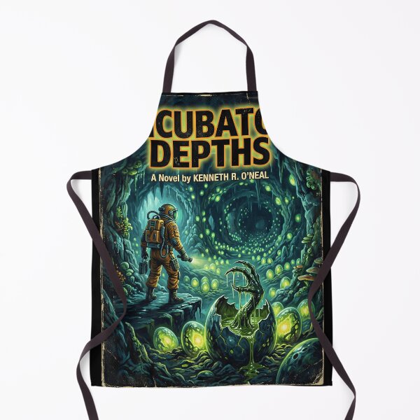 Item preview, Incubator Depths Retro 80s Sci-Fi Horror Pulp Book Cover Aesthetic designed and sold by OUTPOST-31.