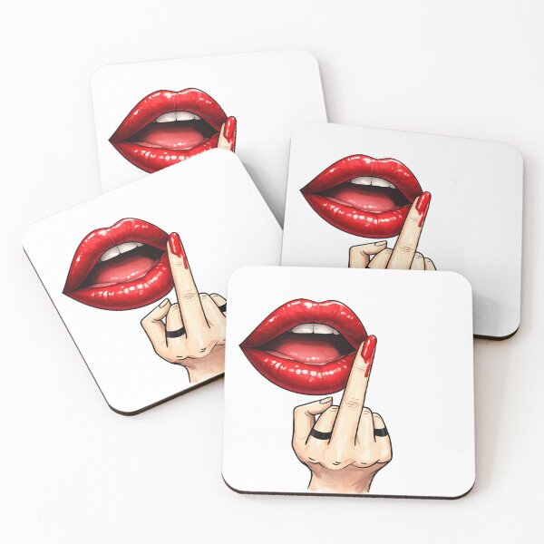 Item preview, Sexy Lips Design, Savage Girl Aesthetic, Bold Feminine Art designed and sold by CULTWEAR SOCIETY.
