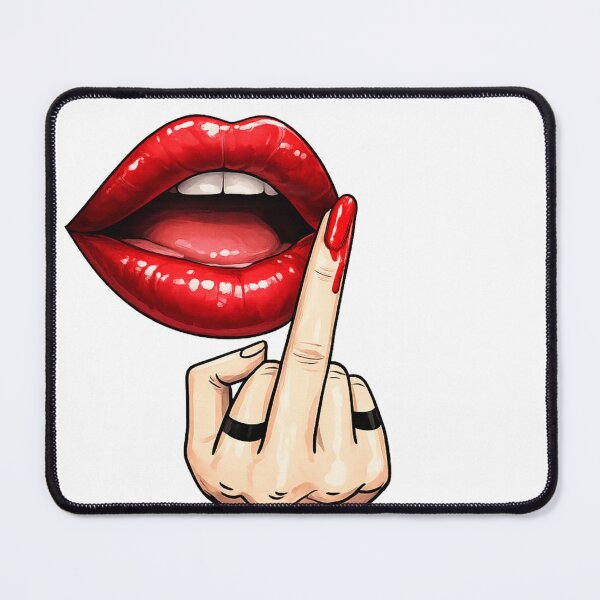 Item preview, Sexy Lips Design, Savage Girl Aesthetic, Bold Feminine Art designed and sold by CULTWEAR SOCIETY.