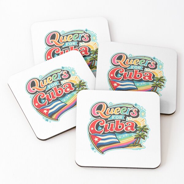 Item preview, Queers for Cuba Tropical Havana Caribbean LGBTQ Solidarity Malecon Pride Message designed and sold by Aryabek.