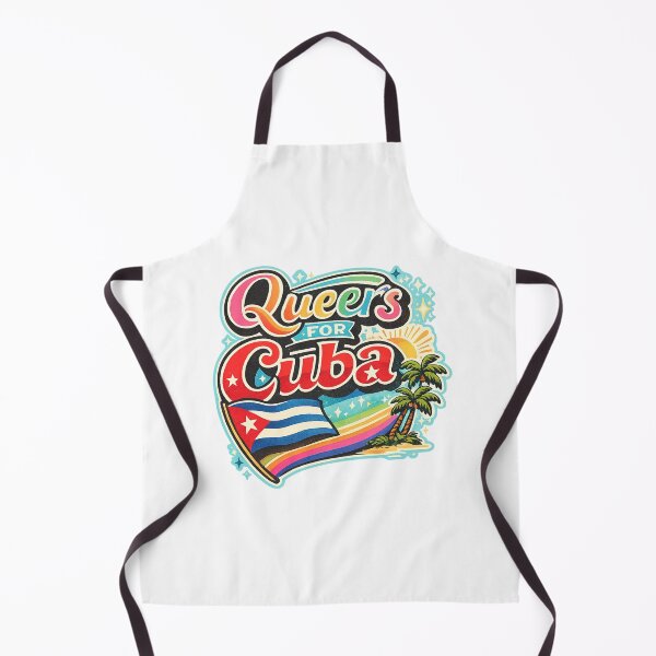 Item preview, Queers for Cuba Tropical Havana Caribbean LGBTQ Solidarity Malecon Pride Message designed and sold by Aryabek.