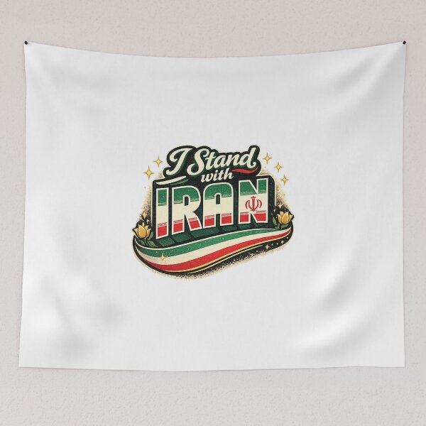 Item preview, I Stand with Iran Solidarity Tehran Women Life Freedom Global Human Rights Movement designed and sold by Aryabek.
