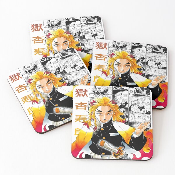 Aperçu de l'œuvre Demon Slayer Rengoku Print, Flame Hashira Character Print, Kimetsu no Yaiba, Manga Room Decor, Anime Art créée et vendue par PrintablePat.