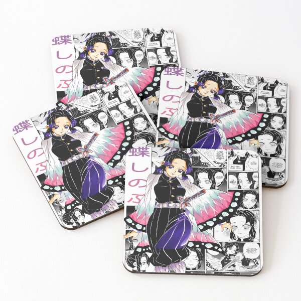Artikelvorschau, Demon Slayer Shinobu Print, Insect Hashira Character Print, Kimetsu no Yaiba, Manga Room Decor, Anime Art entworfen und verkauft von PrintablePat.