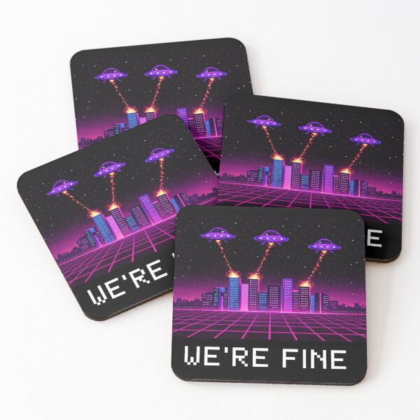 Item preview, We’re Fine  Alien Invasion designed and sold by Nol1ytv.