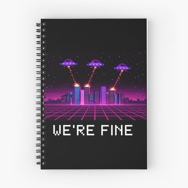 Item preview, We’re Fine  Alien Invasion designed and sold by Nol1ytv.
