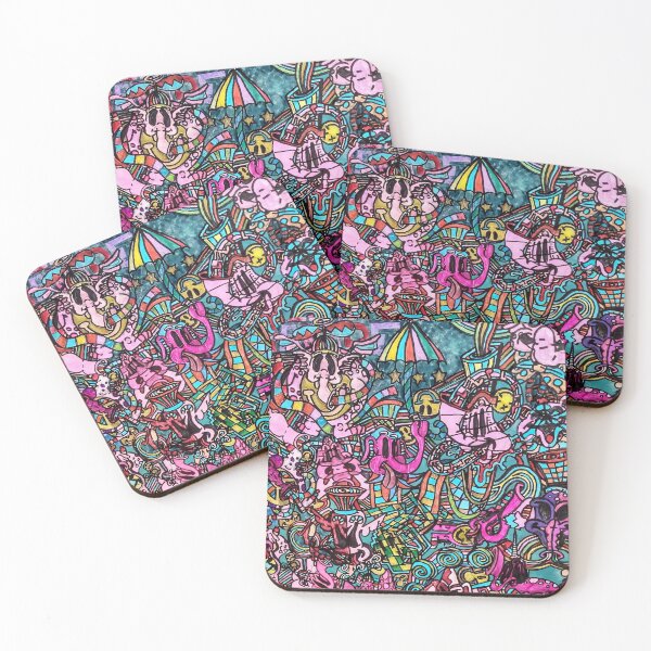 Item preview, Elephants on parade designed and sold by TheWeirdness.