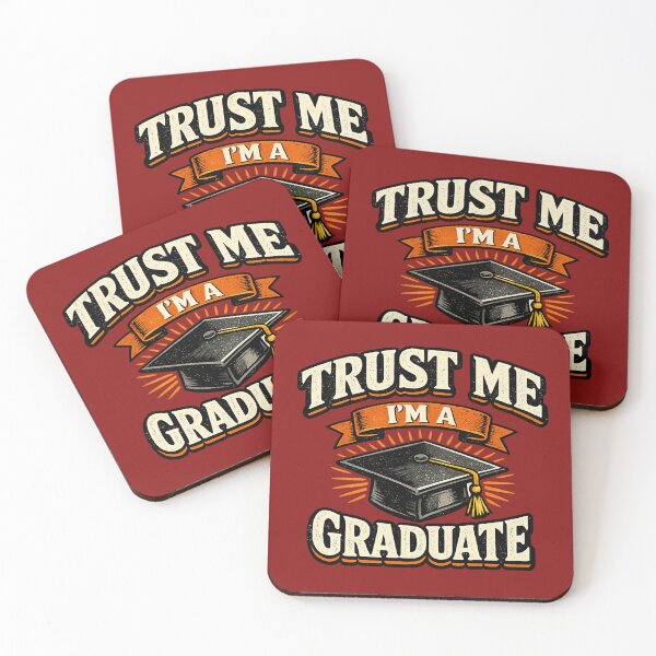 Item preview, Trust Me I’m a Graduate – Funny Retro Graduation Design  designed and sold by DesignHouse07.