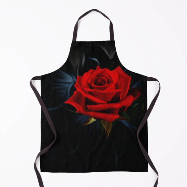 Item preview, Crimson Rose – Dark Floral Contrast designed and sold by ArtbyValks.