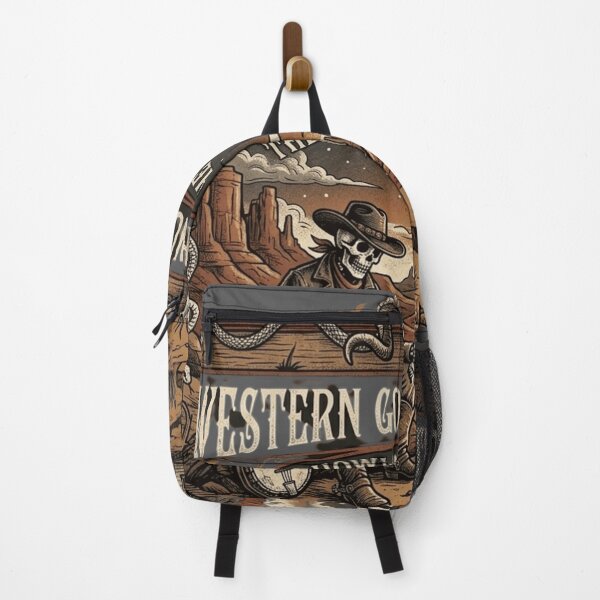 Item preview, Western Gothic Nocturne: Ghost Towns & Dust Bones Skeleton Cowboy designed and sold by FarDesign.