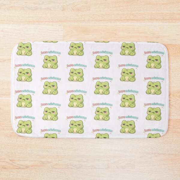 Item preview, Kawaii Frog “Bare Minimum” | Cute Lazy Frog Sticker designed and sold by AidaAviles.