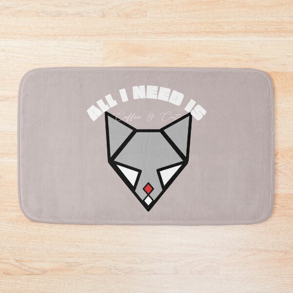 Item preview, All I Need is Coffee & Cat  designed and sold by BoldMarks.