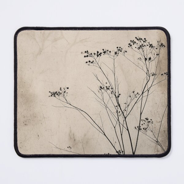 Item preview, Japandi and wabi sabi vintage woodblock paintings inspired abstract herbs designed and sold by filigreedigital.