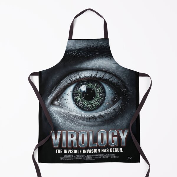 Item preview, Virology Movie Poster The Invisible Invasion Horror Sci-Fi Thriller Vintage Aesthetic designed and sold by OUTPOST-31.
