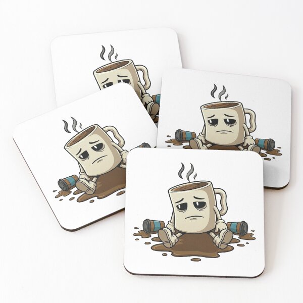 Item preview, Exhausted Coffee Mug (Muggy) designed and sold by BeccoMaskLab.