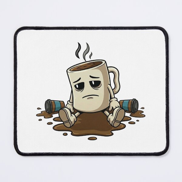 Item preview, Exhausted Coffee Mug (Muggy) designed and sold by BeccoMaskLab.