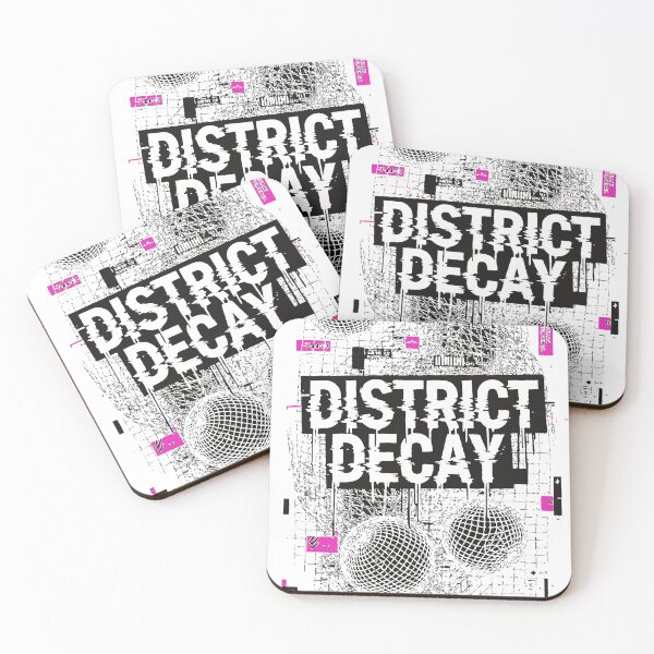 Item preview, District Decay Glitch Art designed and sold by Raw-Ink.