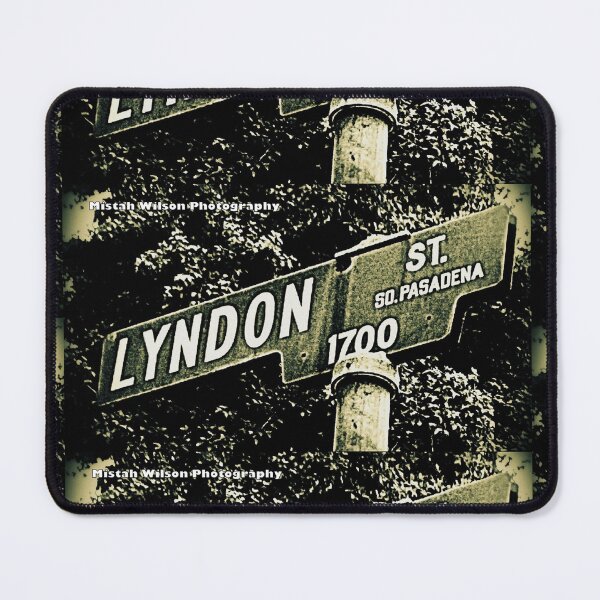 Item preview, Lyndon Avenue, South Pasadena, California by Mistah Wilson designed and sold by The Street Sign Store.