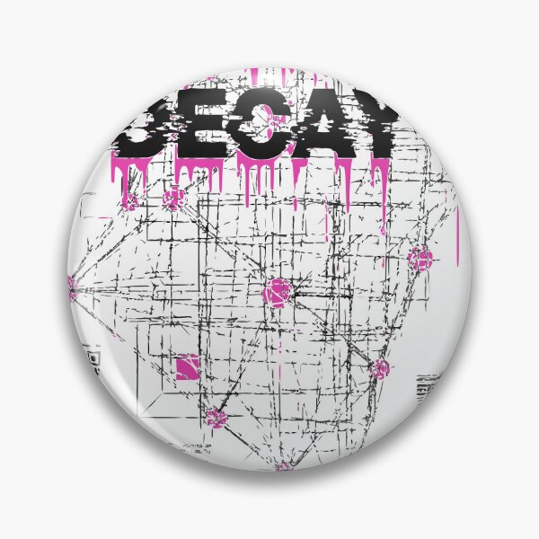 Item preview, District Decay Pink Glitch designed and sold by Raw-Ink.