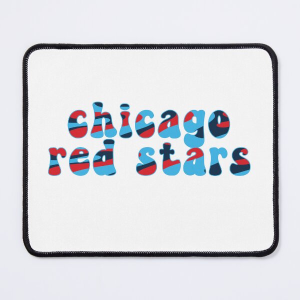 Item preview, Chicago Red Stars NWSL Groovy Retro Font designed and sold by coffeepolicy.