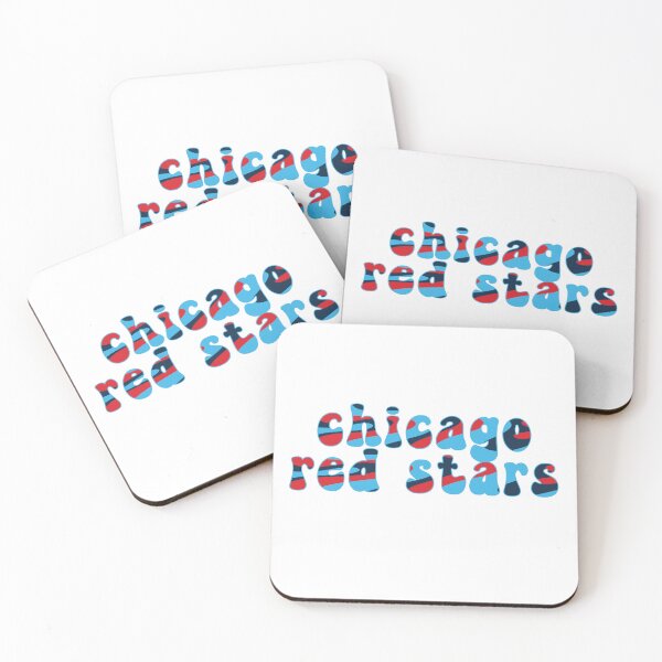 Item preview, Chicago Red Stars NWSL Groovy Retro Font designed and sold by coffeepolicy.