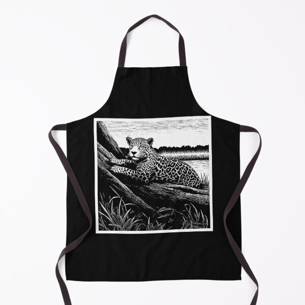 Item preview, "Brazilian Pantanal Whispers: A Jaguar Onça Pintada Linocut Collection" designed and sold by Helios Be. Lavsh.