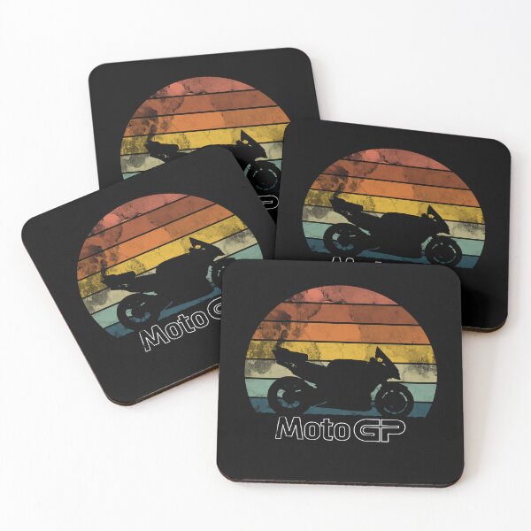 Item preview, Vintage MotoGP Sunset Ducati Silhouette – Retro Racing Grunge Circle Design designed and sold by Fan Art Station .